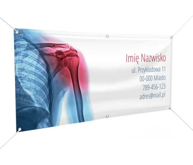 Skuteczna pomoc przy kontuzjach, Medycyna, Rehabilitacja - Banery Netprint szablony online
