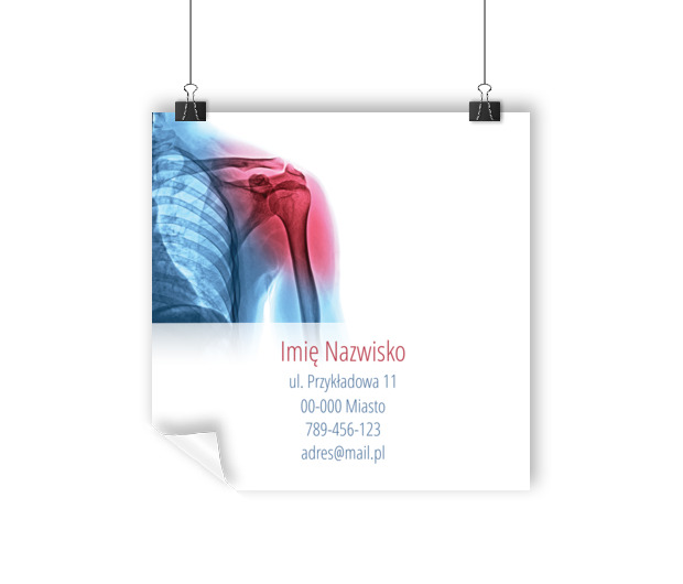 Ortopedia i rehabilitacja na najwyższym poziomie, Medycyna, Rehabilitacja - Plakaty Wielkoformatowe Netprint szablony online