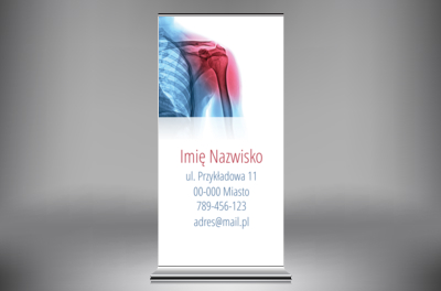 Pomoc ortopedyczna i fizjoterapia, Medycyna, Rehabilitacja - Roll-up Netprint