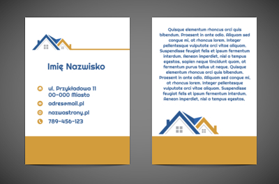 Zaufaj firmie, która zna się na domach, Budownictwo, Firma budowlana - Ulotki Netprint