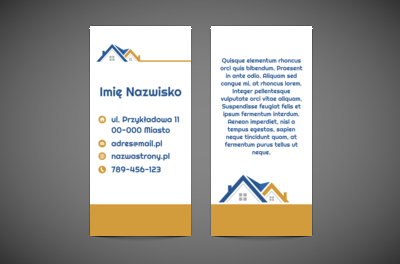 Pokaż, że działasz z rozmachem, Budownictwo, Firma budowlana - Ulotki Netprint