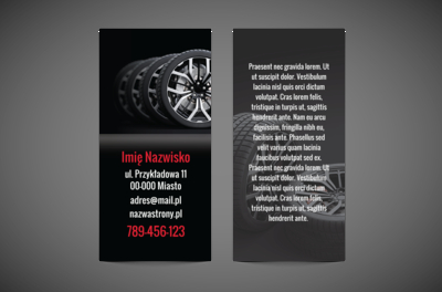 Zadbaj o detale – wyróżnij się, Motoryzacja, Wulkanizacja - Ulotki Netprint