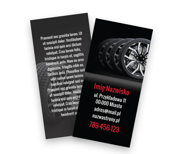Zadbaj o detale – wyróżnij się, Motoryzacja, Wulkanizacja - Ulotki Netprint szablony online