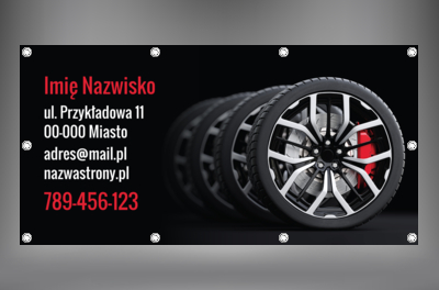 Serwis godny zaufania, Motoryzacja, Wulkanizacja - Banery Netprint