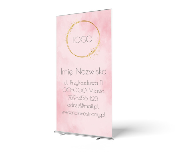 Luksusowy wizerunek Twojej marki, Motywy, Uniwersalne - Roll-up Netprint szablony online