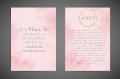 Subtelna elegancja z nutą złota, Motywy, Uniwersalne - Ulotki Netprint