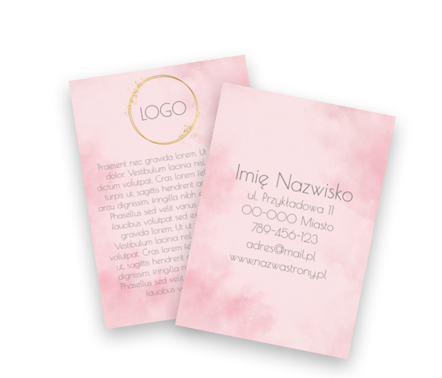 Subtelna elegancja z nutą złota, Motywy, Uniwersalne - Ulotki Netprint szablony online