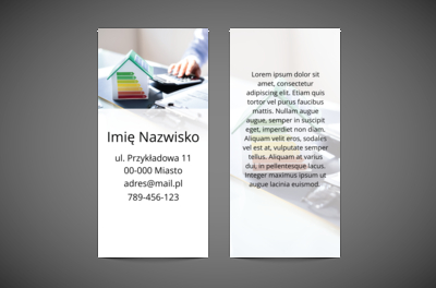 Obniż koszty energii – sprawdź efektywność budynku, Budownictwo, Architektura - Ulotki Netprint