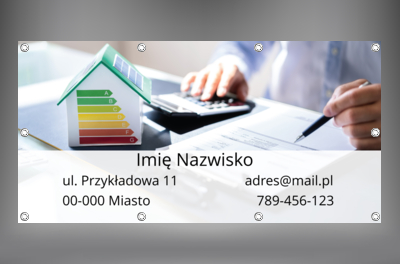 Doradztwo energetyczne – certyfikaty, audyty, OZE, Budownictwo, Architektura - Banery Netprint
