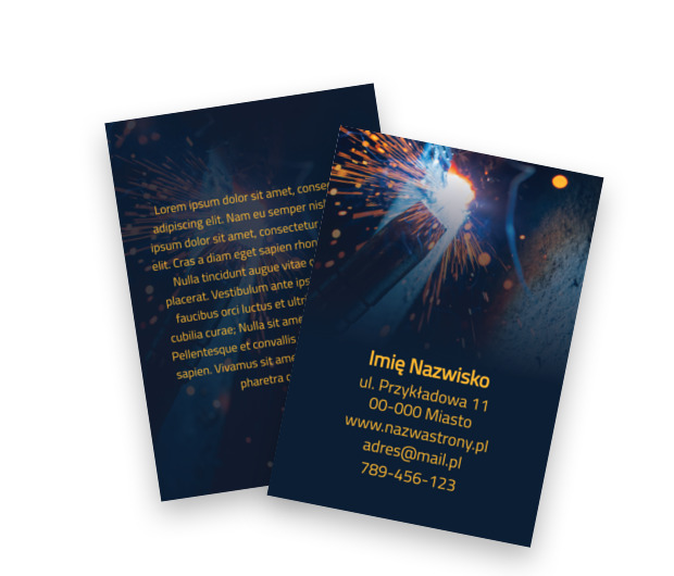 Precyzja, która łączy stal, Usługi domowe, Serwisant - Ulotki Netprint szablony online