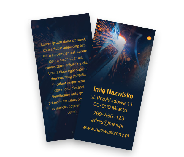 Energia zaklęta w detalach, Usługi domowe, Serwisant - Ulotki Netprint szablony online