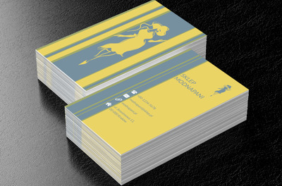 Żółta sylwetka kobiety, Sprzedaż, Odzież - Wizytówki Netprint