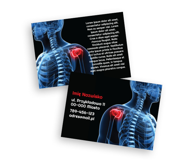 Wyróżnij się profesjonalizmem, Medycyna, Rehabilitacja - Ulotki Netprint szablony online