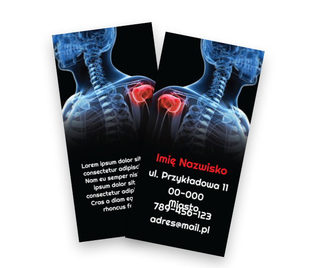 Skuteczna komunikacja wizualna, Medycyna, Rehabilitacja - Ulotki Netprint szablony online