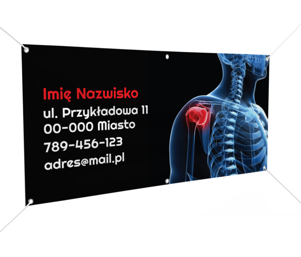 Silny przekaz wizualny, Medycyna, Rehabilitacja - Banery Netprint szablony online