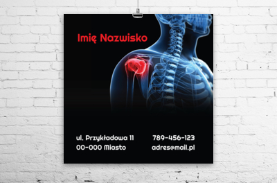 Nowoczesny wizerunek medyczny, Medycyna, Rehabilitacja - Plakaty Wielkoformatowe Netprint