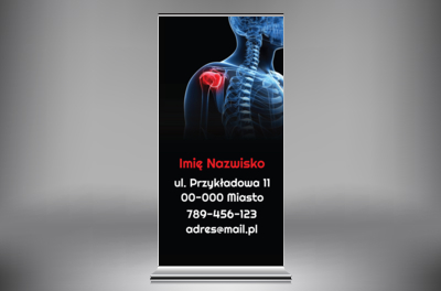 Eksponuj ofertę z klasą, Medycyna, Rehabilitacja - Roll-up Netprint