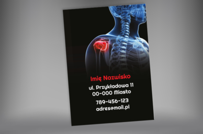 Przyciągnij wzrok pacjenta - motyw RTG barku, Medycyna, Rehabilitacja - Plakaty Netprint