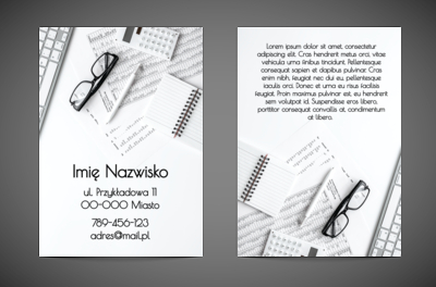 Kalkulator, segregatory i opanowanie, Usługi biurowe, Księgowość - Ulotki Netprint