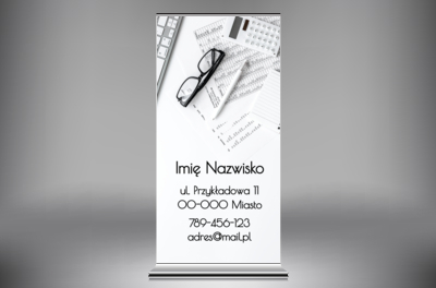 Spokój w dokumentach, Usługi biurowe, Księgowość - Roll-up Netprint