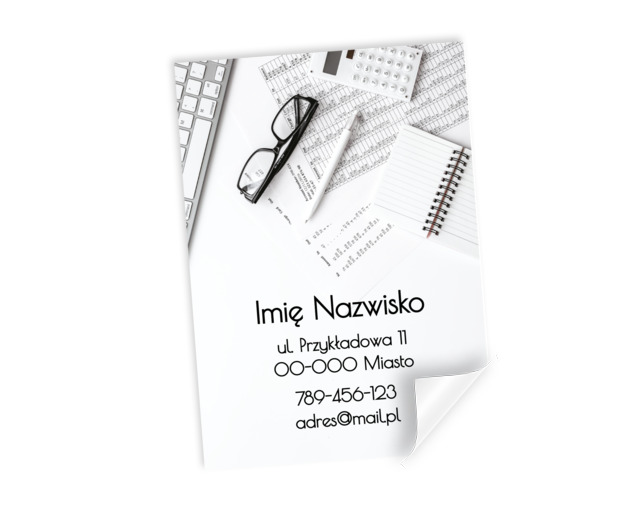 Zorganizowana codzienność księgowego, Usługi biurowe, Księgowość - Plakaty Netprint szablony online