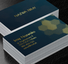 Granat i złoto w eleganckim duecie, Motywy, Klasyczne - Wizytówki Netprint