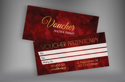 Rubinowa elegancja z nutą klasyki, Motywy, Tła i tekstury - Vouchery Netprint