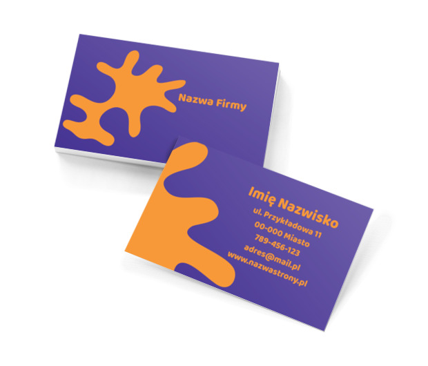 Energia koloru dla kreatywnych branż, Motywy, Uniwersalne - Wizytówki Netprint szablony online