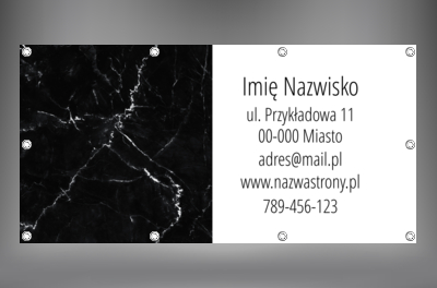 Czarny marmur w wersji XL, Motywy, Klasyczne - Banery Netprint