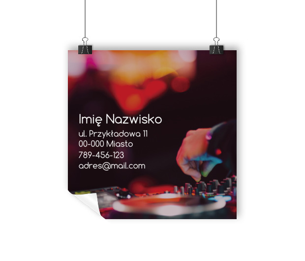 Głośny plakat, mocny przekaz, Rozrywka, DJ - Plakaty Wielkoformatowe Netprint szablony online