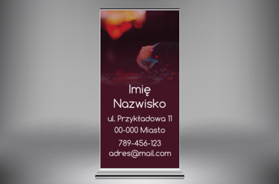 Klubowy klimat na stojaku, Rozrywka, Dj - Roll-up Netprint