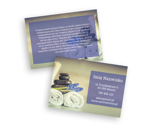 Profesjonalna prezentacja usług wellness, Zdrowie i Uroda, SPA - Ulotki Netprint szablony online