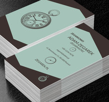 Stary zegarek, Sprzedaż, Zegarmistrz - Wizytówki Netprint