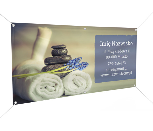 Spokojna przestrzeń – widoczna z daleka, Zdrowie i uroda, SPA - Banery Netprint szablony online