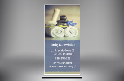 Mobilna prezentacja strefy SPA, Zdrowie i uroda, SPA - Roll-up Netprint