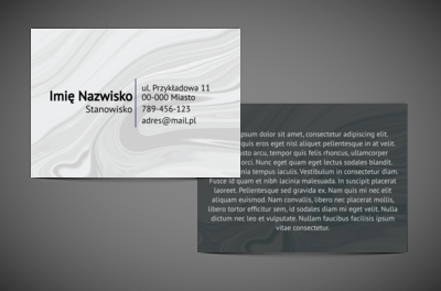 Marmurowa elegancja, Motywy, Klasyczne - Ulotki Netprint