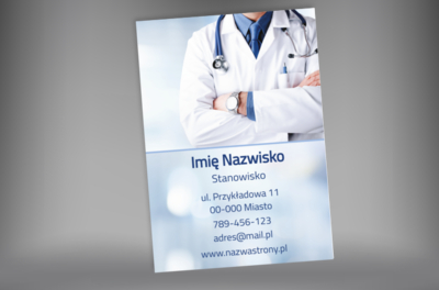 Spójna komunikacja w medycznym stylu, Medycyna, Lekarz - Plakaty Netprint