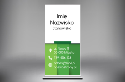 Mobilna prezentacja ekologicznej oferty, Środowisko i Przyroda, Odnawialne źródła energii - Roll-up Netprint