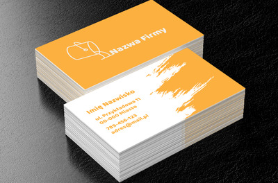 Malarska energia koloru, Budownictwo, Usługi malarskie - Wizytówki Netprint