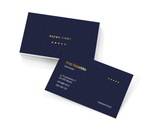 Minimalizm i kierunek w eleganckim stylu, Motywy, Uniwersalne - Wizytówki Netprint szablony online