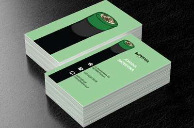 Długa bateria, Motywy, Przedmioty - Wizytówki Netprint