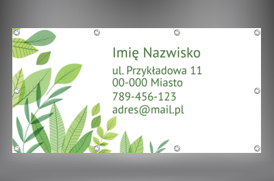 Naturalna identyfikacja z daleka, Motywy, Roślinne - Banery Netprint