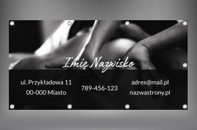 Profesjonalizm i zmysłowość z daleka, Medycyna, Masażysta - Banery Netprint