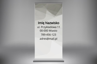Profesjonalna forma dla nowoczesnej marki, Motywy, Abstrakcja - Roll-up Netprint