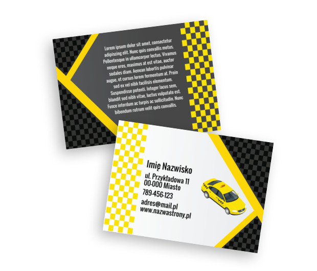 Widoczność i styl w każdej przestrzeni, Transport, Taxi - Ulotki Netprint szablony online