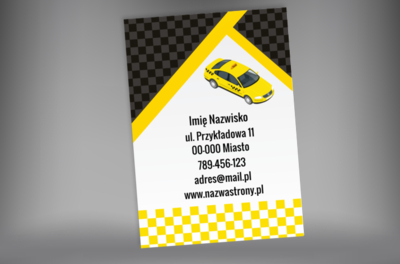 Wyrazisty akcent reklamowy dla firm przewozowych, Transport, Taxi - Plakaty Netprint