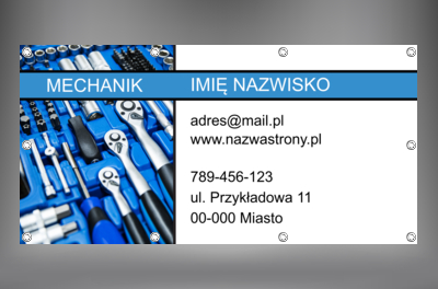 Widoczna jakość dla branży motoryzacyjnej, Motoryzacja, Mechanik - Banery Netprint