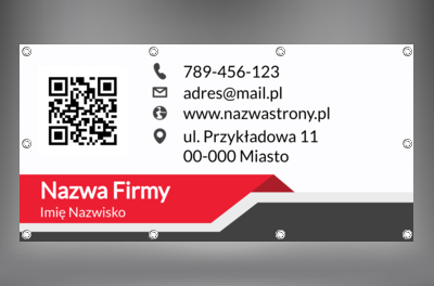 Mocny przekaz w nowoczesnej oprawie, Motywy, Kod QR - Banery Netprint