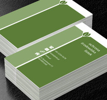 Krzyżujące się liście, Środowisko i Przyroda, Ochrona Środowiska - Wizytówki Netprint