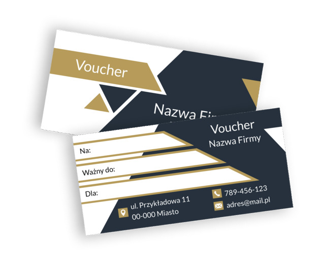 Elegancki prezent w biznesowym wydaniu, Motywy, Uniwersalne - Vouchery Netprint szablony online